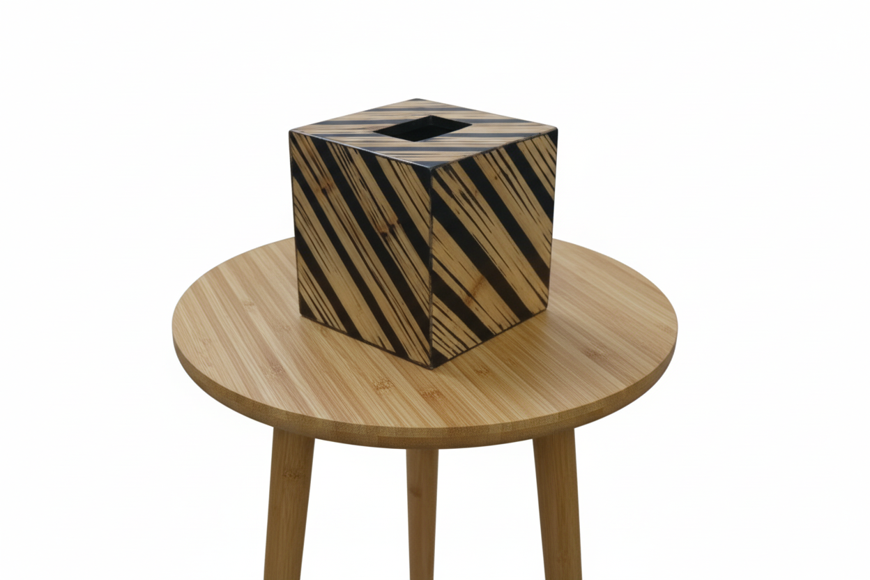TUM - SQUARE TISSUE BOX SUGAR CANE