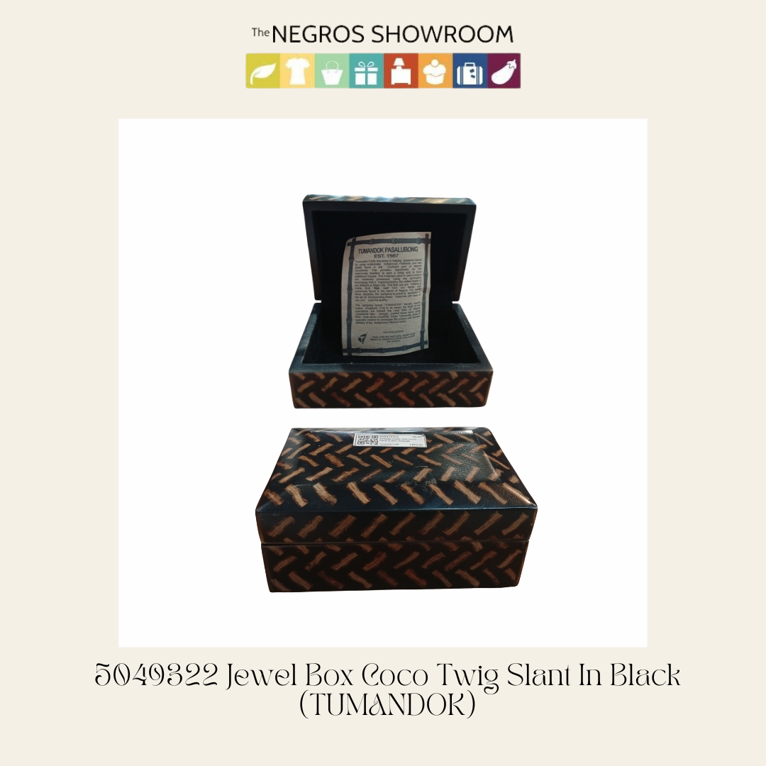 JEWEL BOX COCO TWIG SLANT IN BLACK